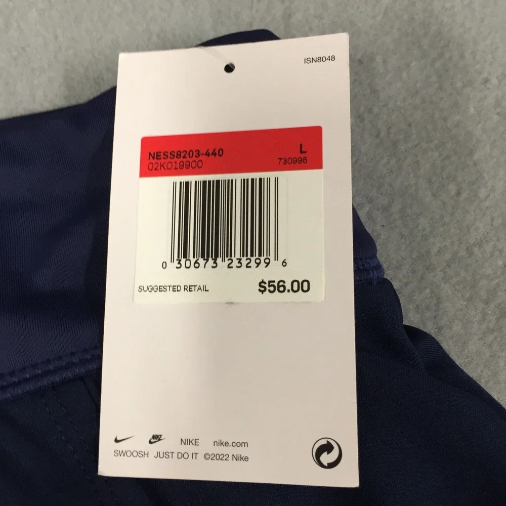 Nike Swim Womens Solid‎ Swim Skort skirt Midnight Navy Large